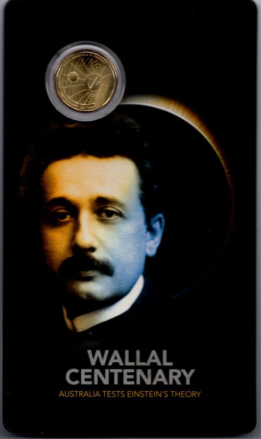 2022 Royal Australian Mint $1 Wallal Centenary — Australia Tests Einstein's Theory Uncirculated Coin front