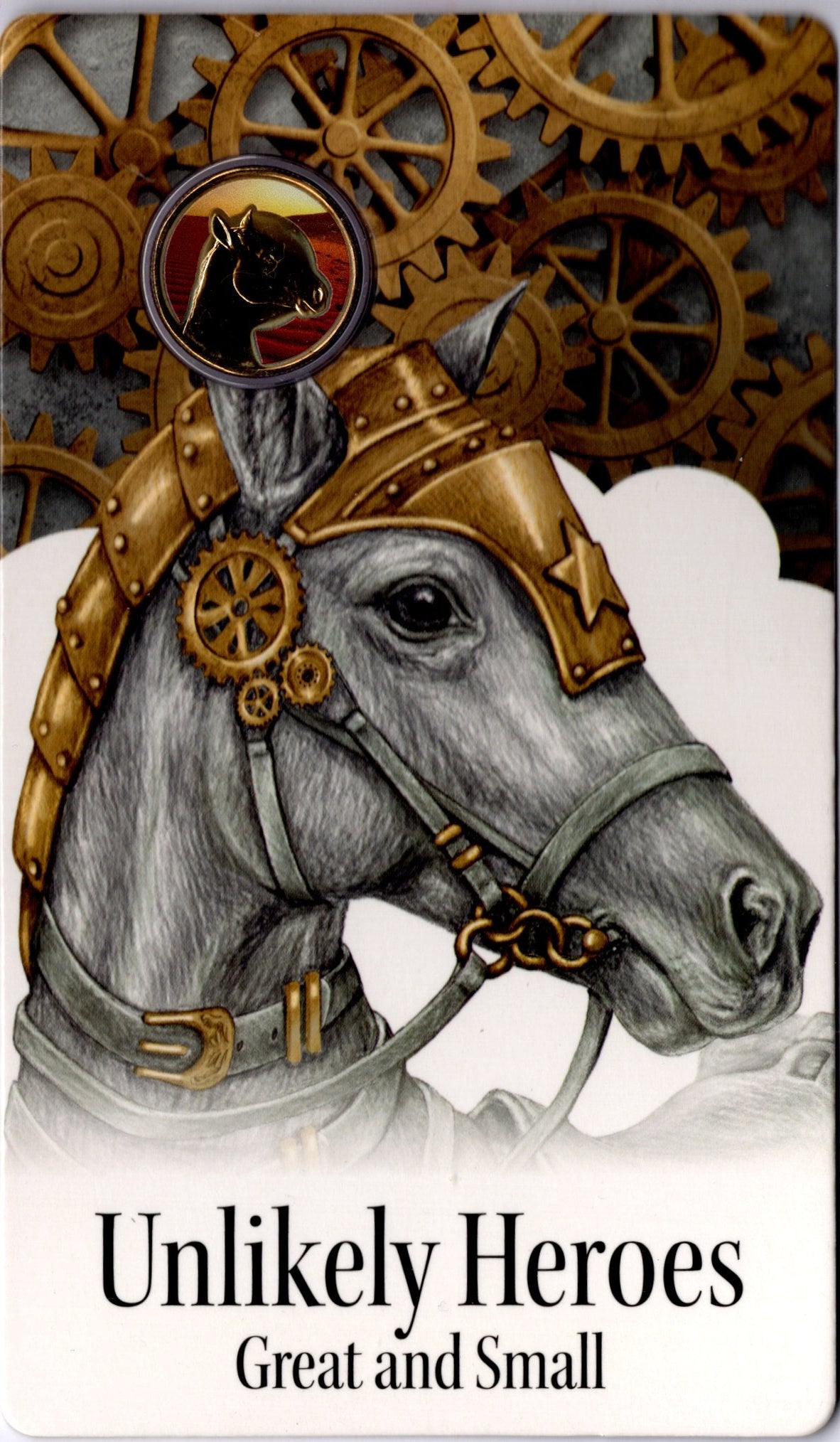 2015 Royal Australian Mint Coloured $1 Unlikely Heroes — Murphy the Donkey front