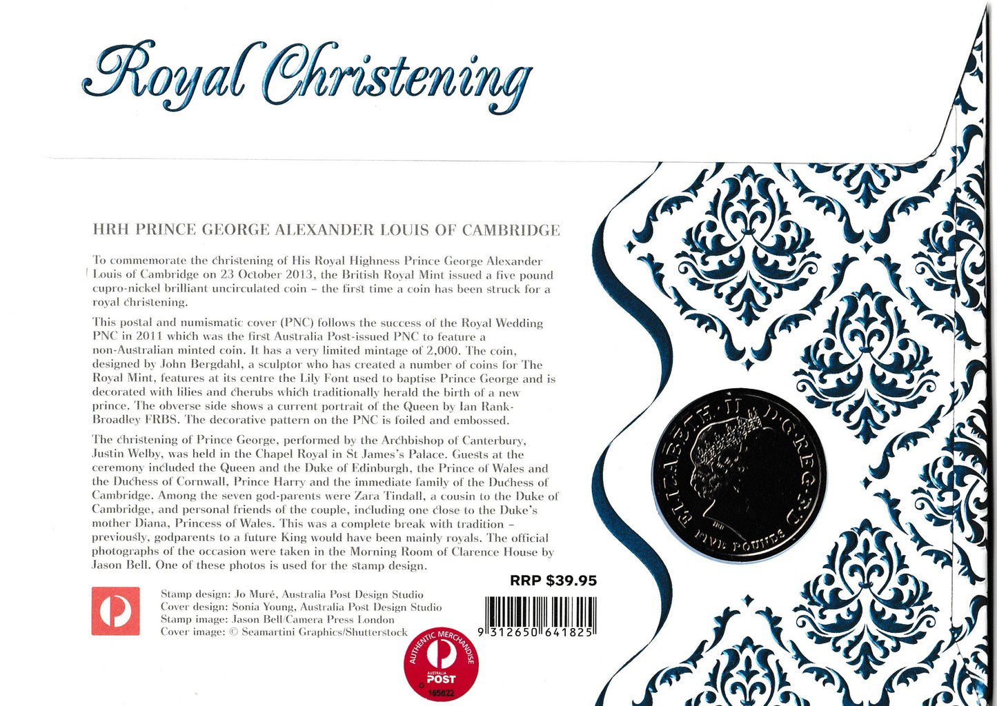 2014 Limited edition Royal Christening pnc
