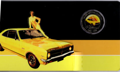 Holden Heritage Collection Hk Monaro 50c Colour Coin — 1969 — Carded — RAM reverse