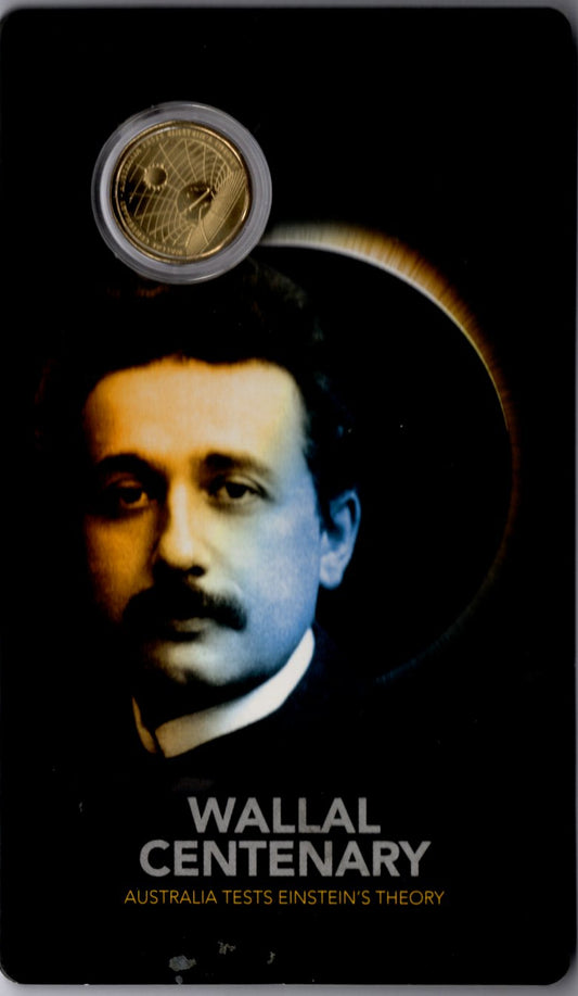 Wallal Centenary Australia Tests Einstein's Theory Carded Coin
