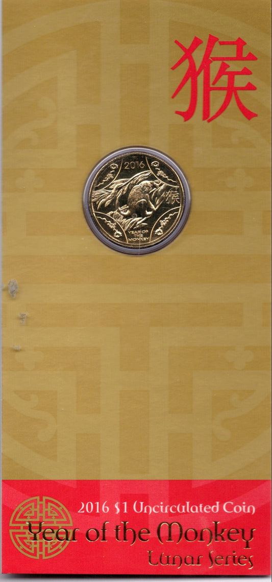 2011 $1 Lunar Series - Year of the Rabbit Carded Coin