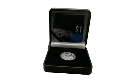 2014 $1 Mob of Kangaroos Fine Silver Proof High Relief Coin — Royal Australian Mint reverse