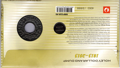 2013 Holey Dollar and Dump Bicentenary Postal Medallion Cover PNC