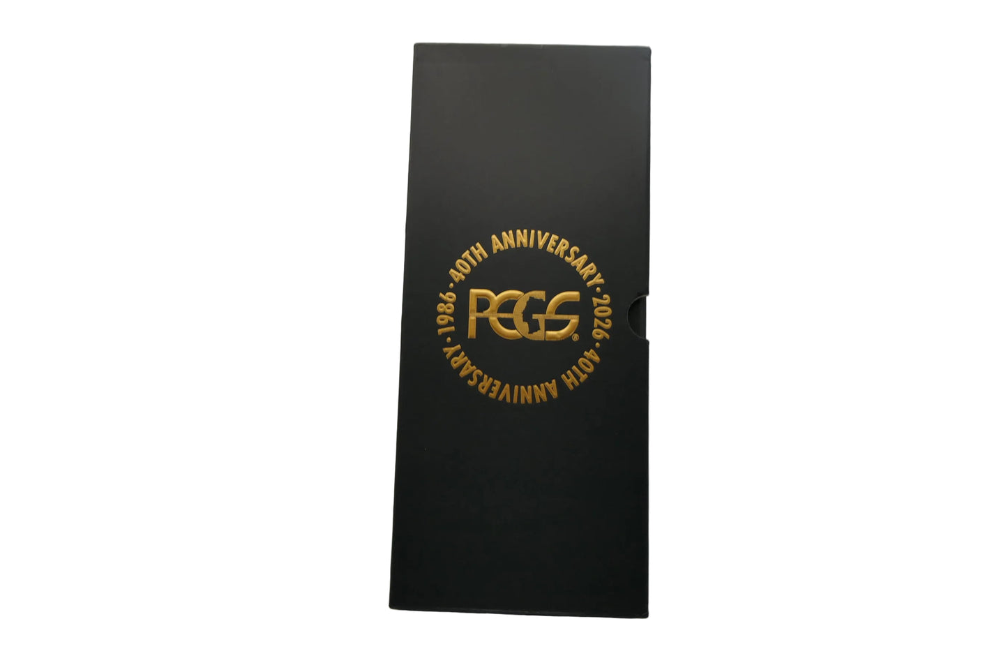 PCGS 40th Anniversary Presentation Box — 1986—2026 reverse