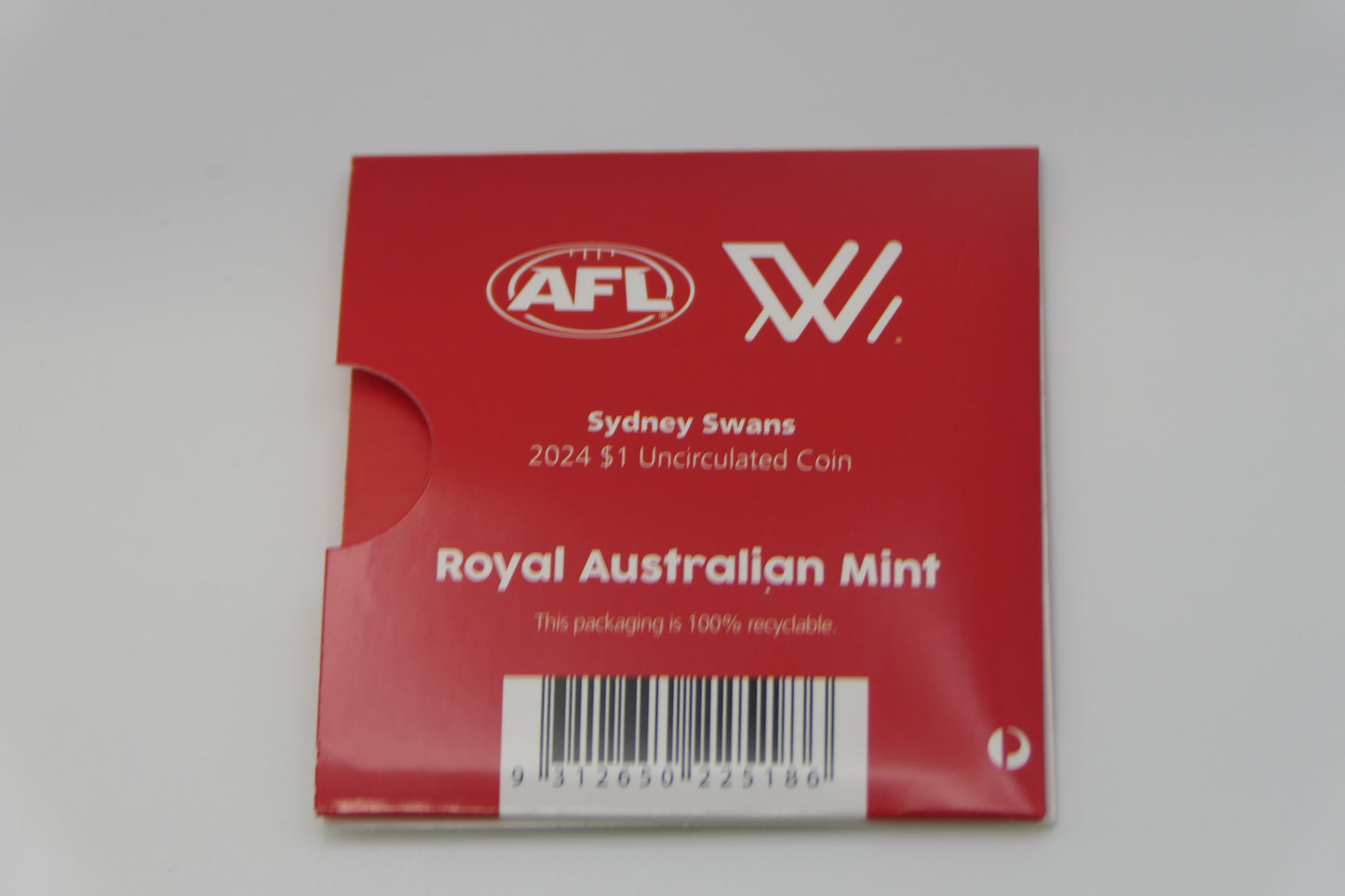 2024 AFL $1 Uncirculated Coin — Sydney Swans image 4