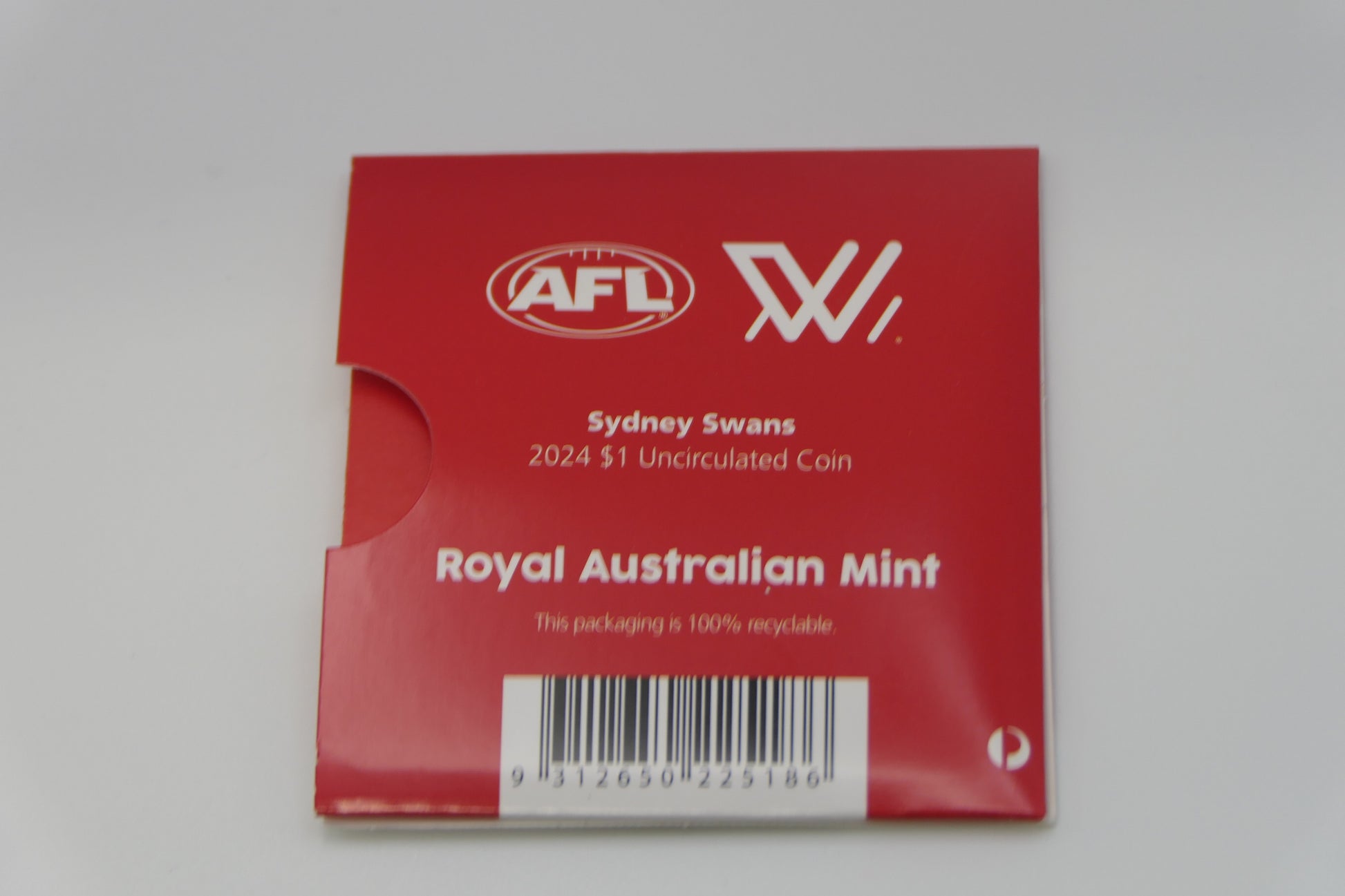 2024 AFL $1 Uncirculated Coin — Sydney Swans image 4