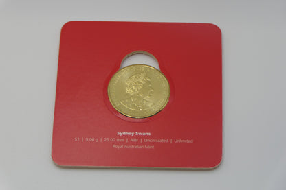 2024 AFL $1 Uncirculated Coin — Sydney Swans image 3