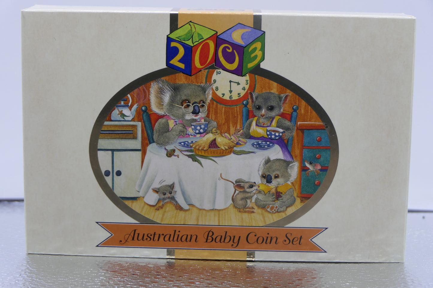 2002 Royal Australian Mint Baby Proof Set with Silver Ingot image 3