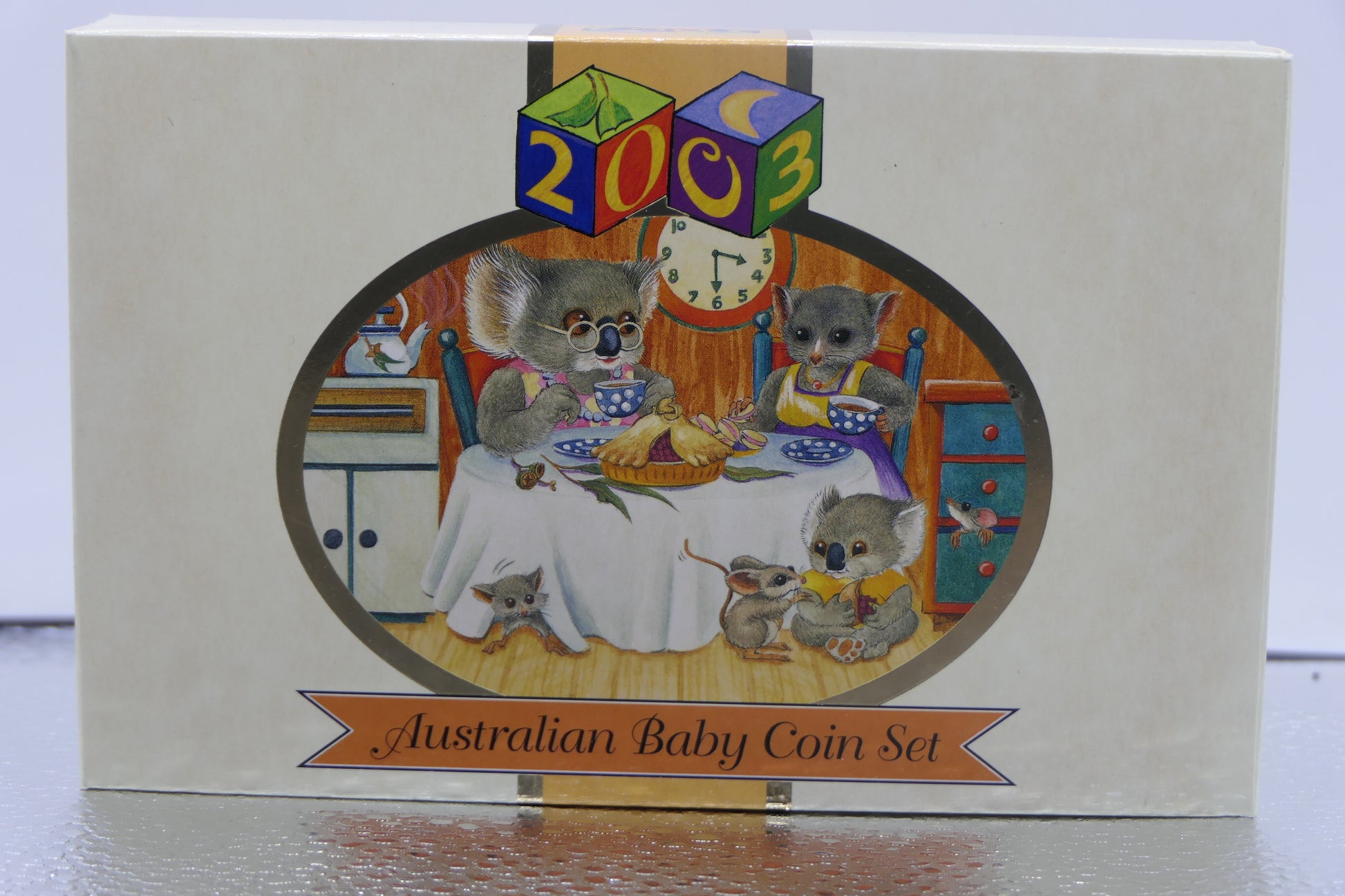 2002 Royal Australian Mint Baby Proof Set with Silver Ingot image 3