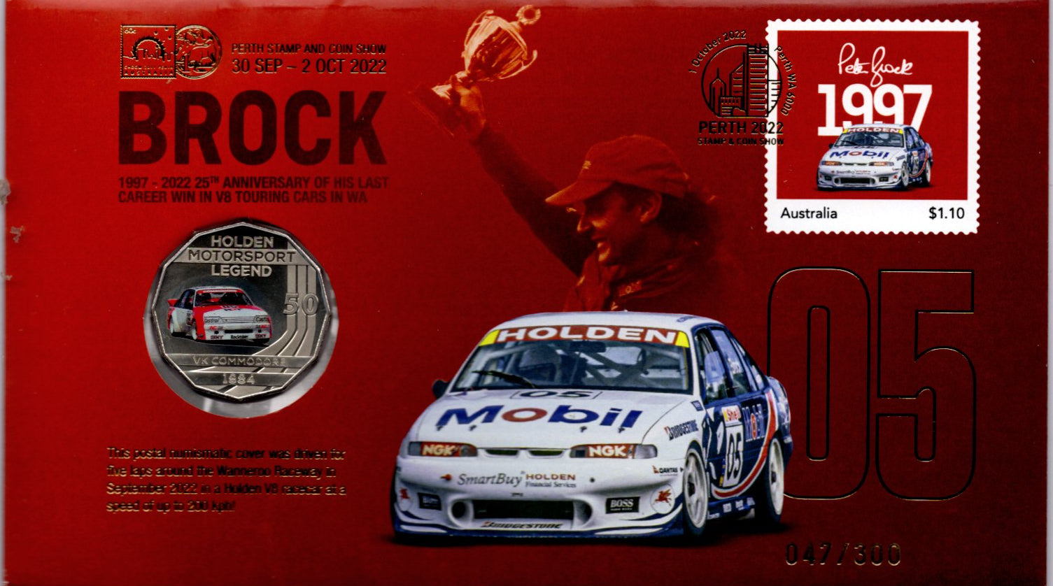 2022 Australia Post ANDA Show Peter Brock 25th Anniversary Last Race Win Wa PNC front