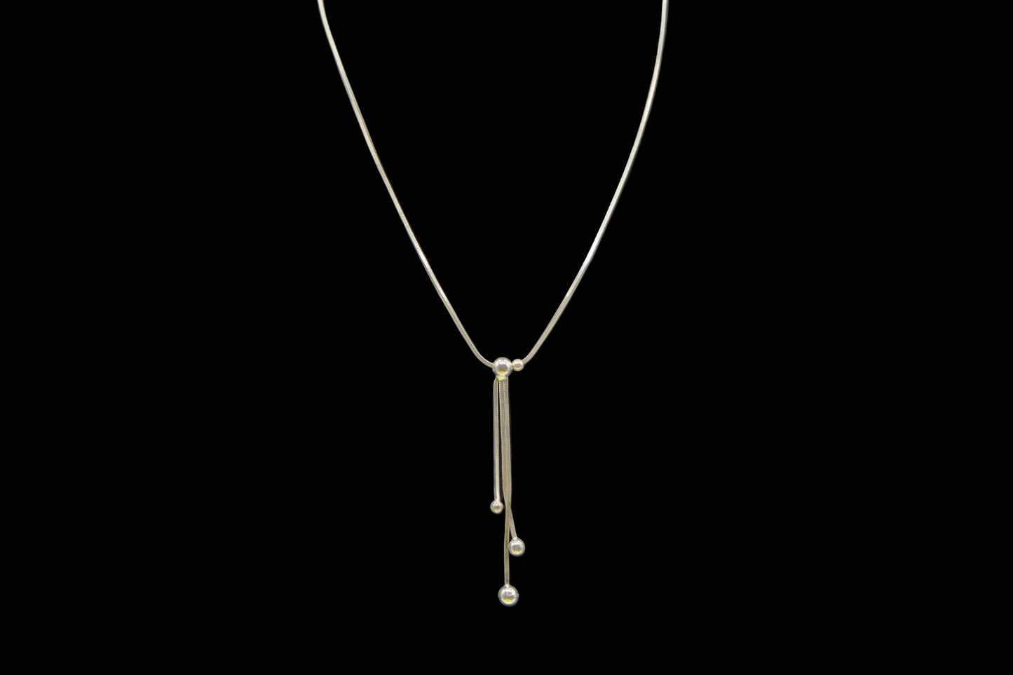 Women's Sterling Silver 925 Necklace front
