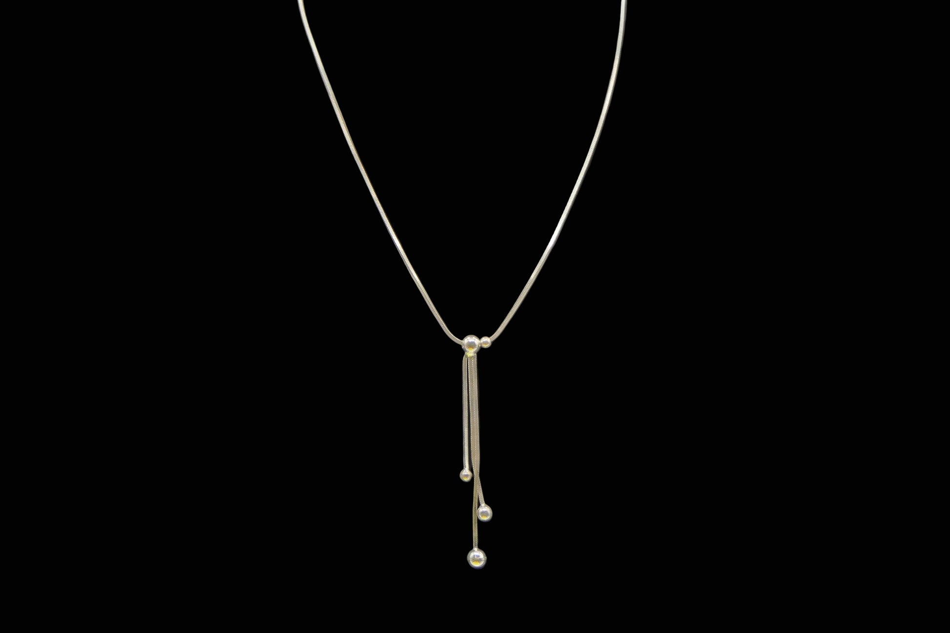 Women's Sterling Silver 925 Necklace front