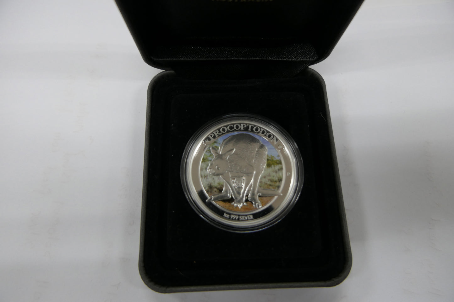 2013 Australian Megafauna — Procoptodon 1oz Silver Proof Coin front