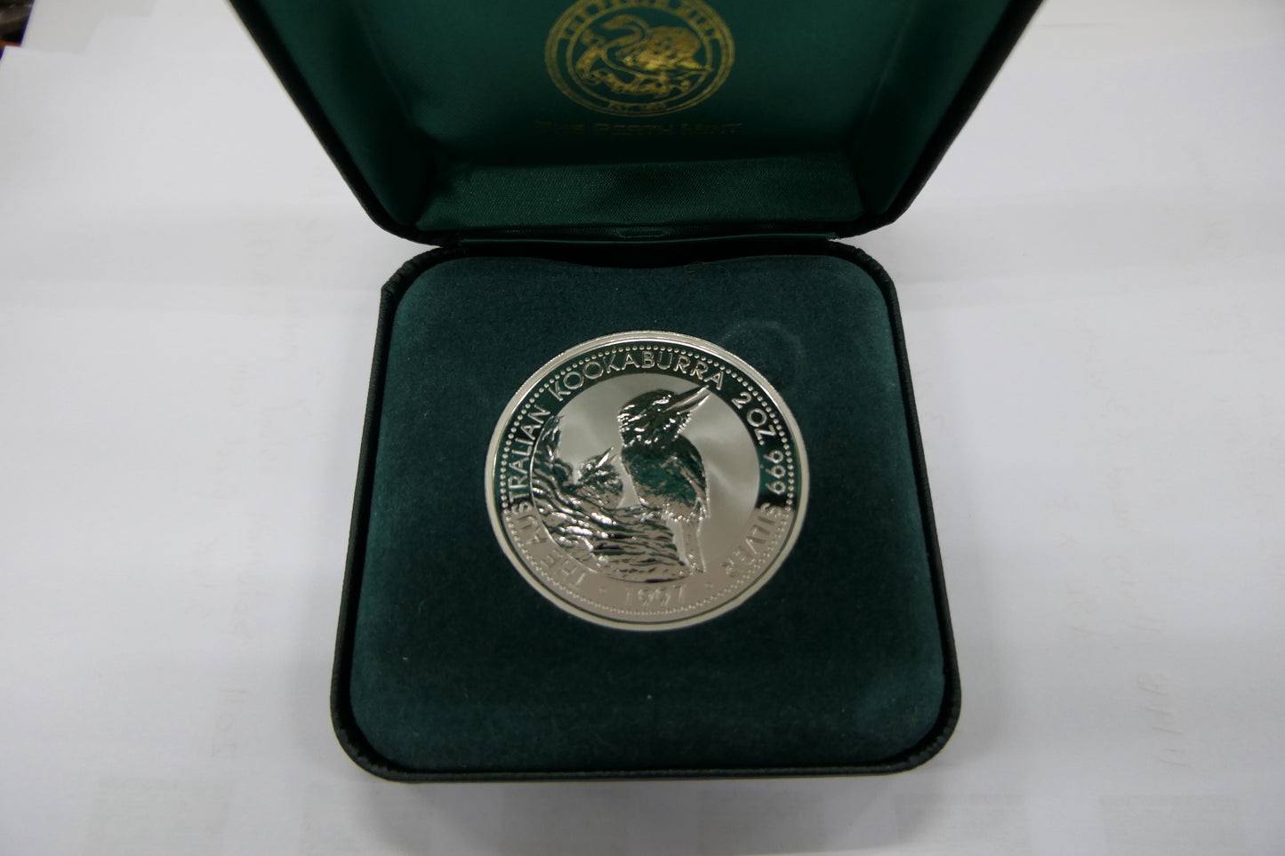 1997 2oz Kookaburra Silver Bullion Coin front