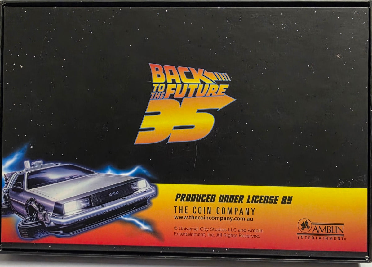 2020 NIUE 2oz PF70 First Releases BACK TO THE FUTURE OUTATIME Licence Plate