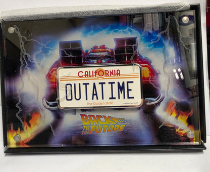 2020 NIUE 2oz PF70 First Releases BACK TO THE FUTURE OUTATIME Licence Plate