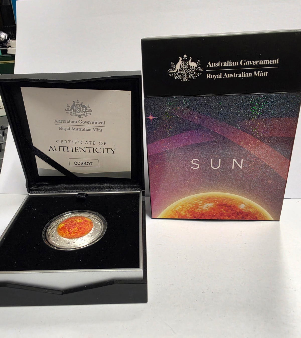 The Earth & Beyond coin set 2018-2021 Set of 4 coins