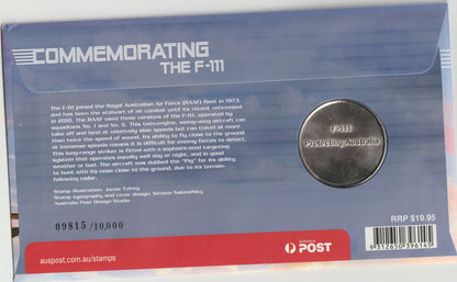 2011 Australia Post Commemorating the F-111 Jet PNC reverse
