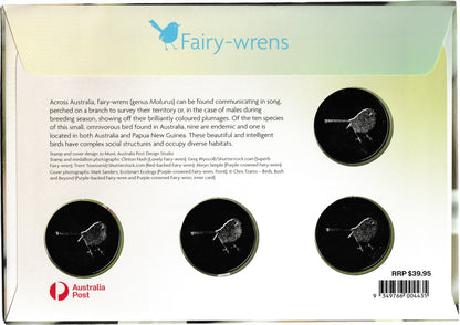 2023 Fairy-wrens postal numismatic cover 