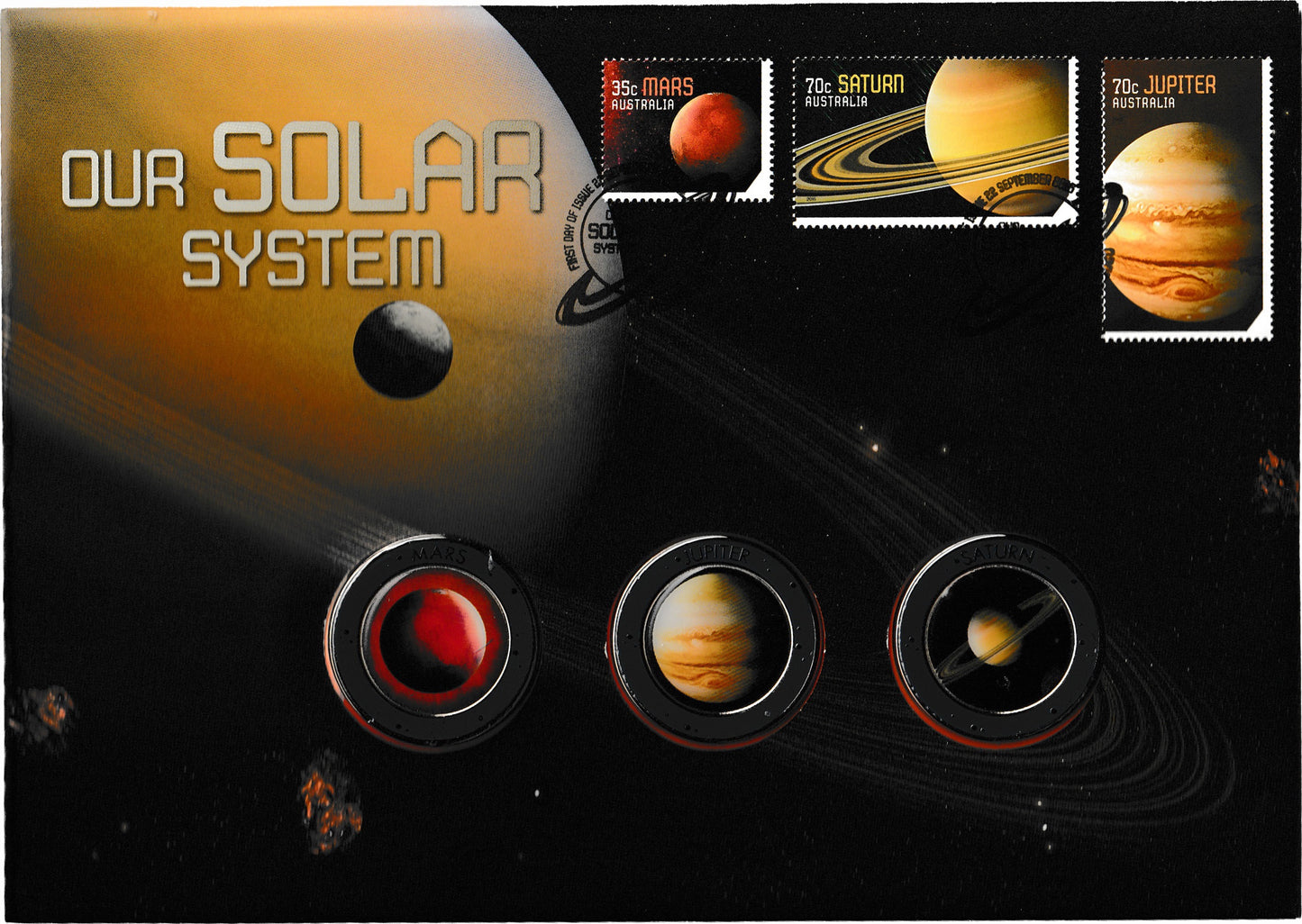 2015 Our Solar System Spinning Medallion Limited Edition PNC