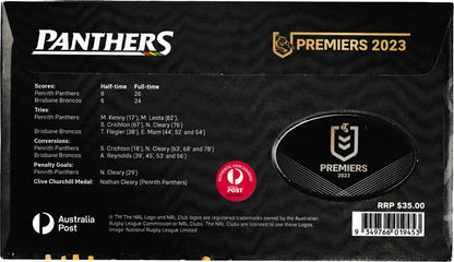 2023 NRL Grand Final - Panthers Premiers 2023 Postal Medallion Cover
