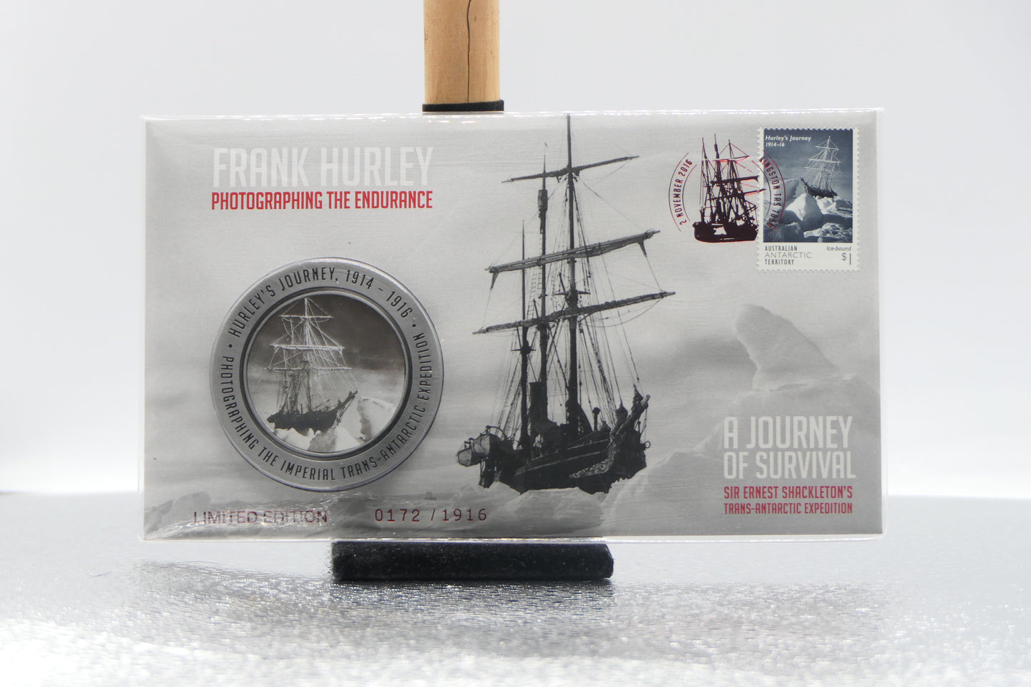 Australia Post a Journey of Survival — Frank Hurley PNC Limited Edition front