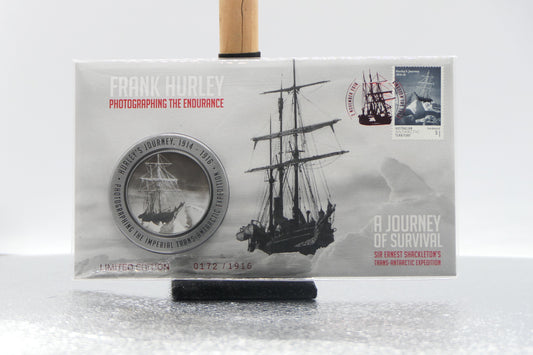 Australia Post a Journey of Survival — Frank Hurley PNC Limited Edition front