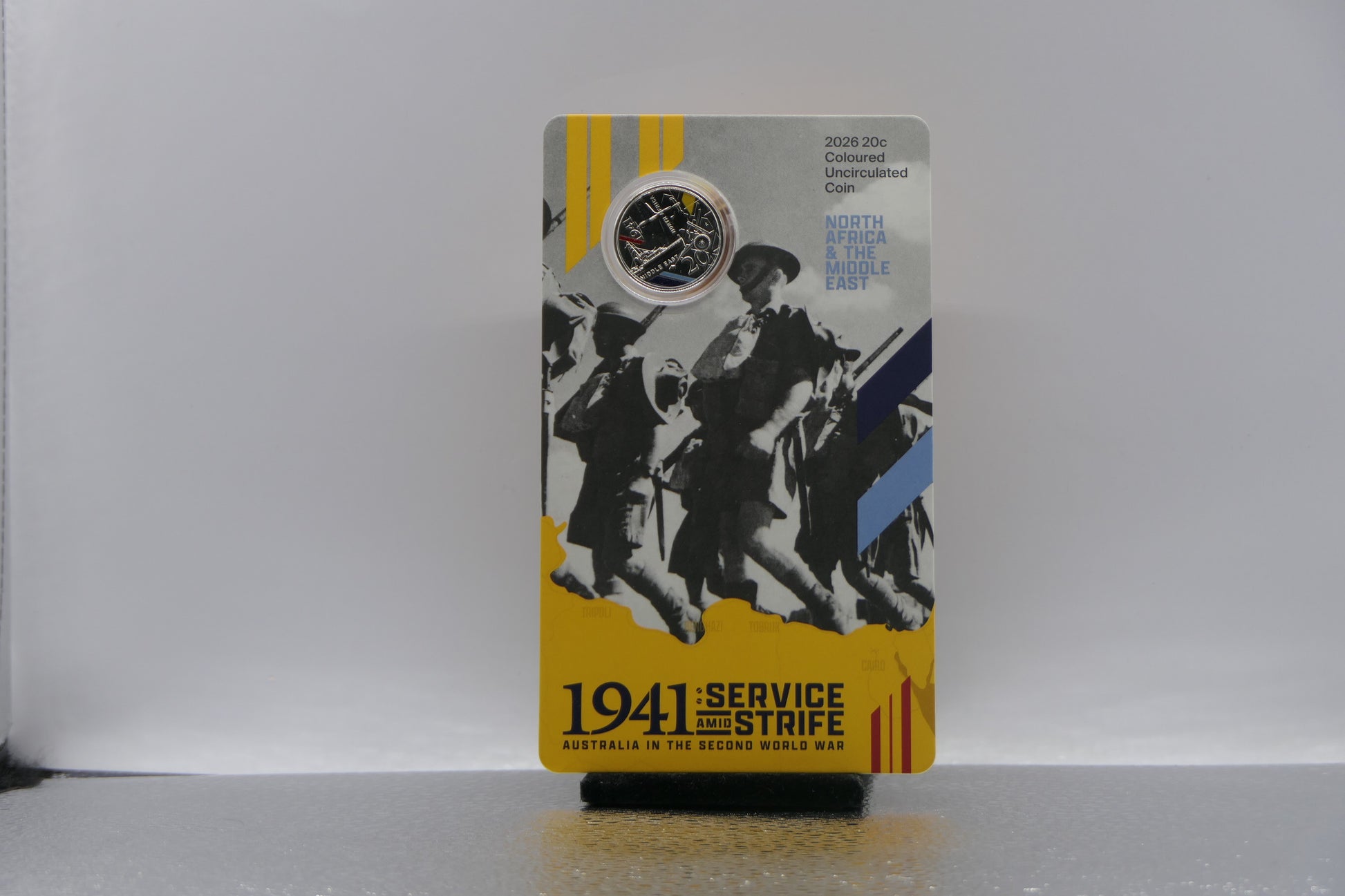 2026 Royal Australian Mint 20c Coloured Uncirculated Set — 1941 Australia in the Second World War image 4