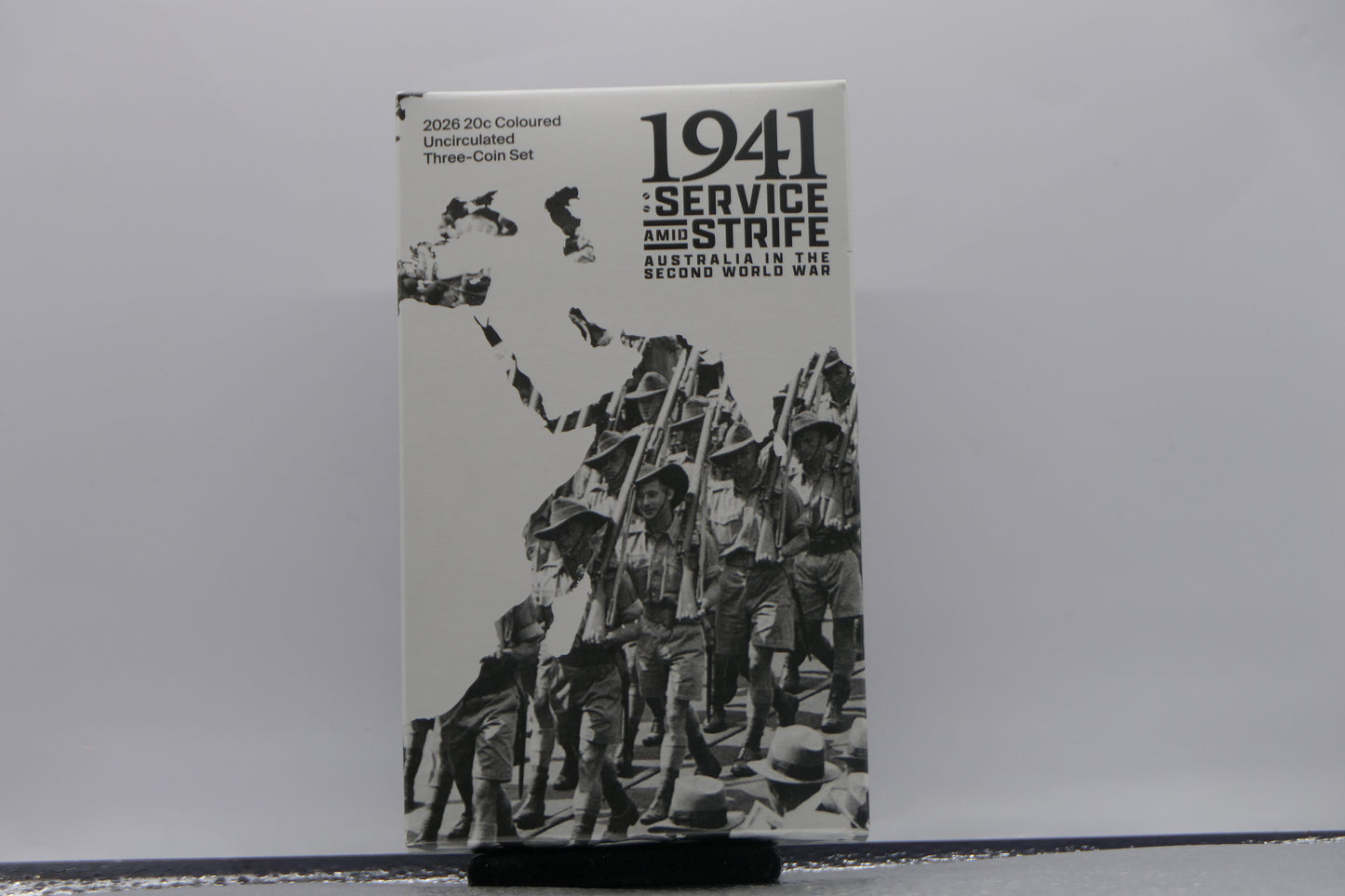 2026 Royal Australian Mint 20c Coloured Uncirculated Set — 1941 Australia in the Second World War front
