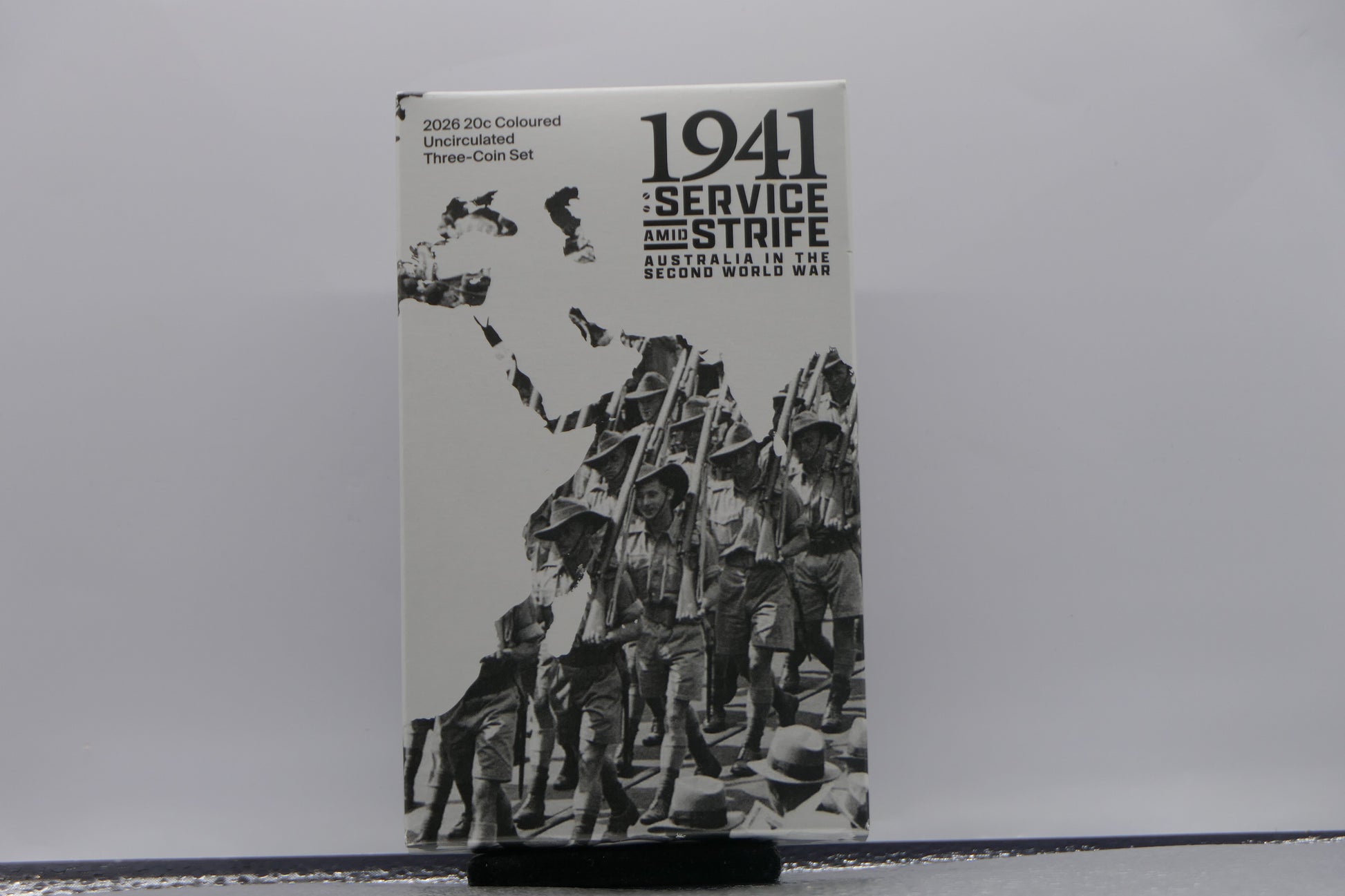 2026 Royal Australian Mint 20c Coloured Uncirculated Set — 1941 Australia in the Second World War front