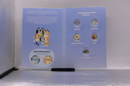 2026 Royal Australian Mint Bluey $2 Coin Folder with Coin Roll reverse