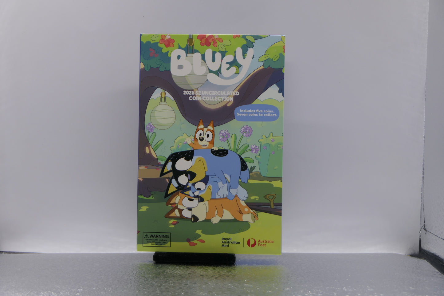 2026 Royal Australian Mint Bluey $2 Coin Folder with Coin Roll front