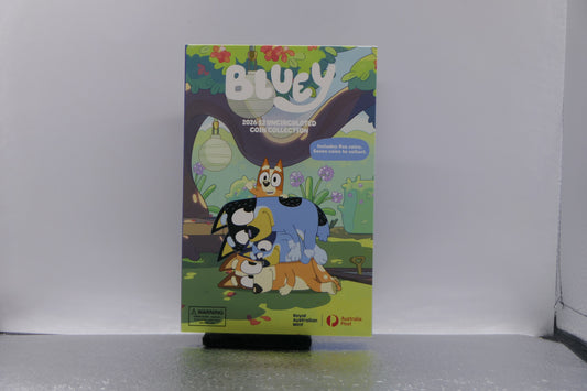 2026 Royal Australian Mint Bluey $2 Coin Folder with Coin Roll front