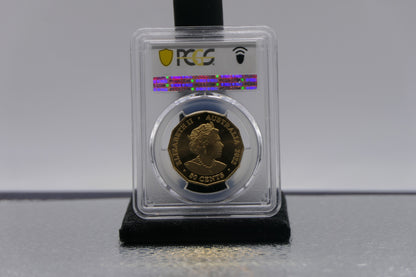 PCGS MS70 50c Birmingham Graded Coin reverse