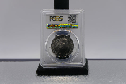 PCGS MS69 1984 VK Commodore 50c Graded Coin reverse