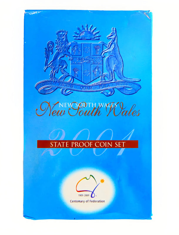 2001 Royal Australian Mint New South Wales State Proof Coin Set — Centenary of Federation front