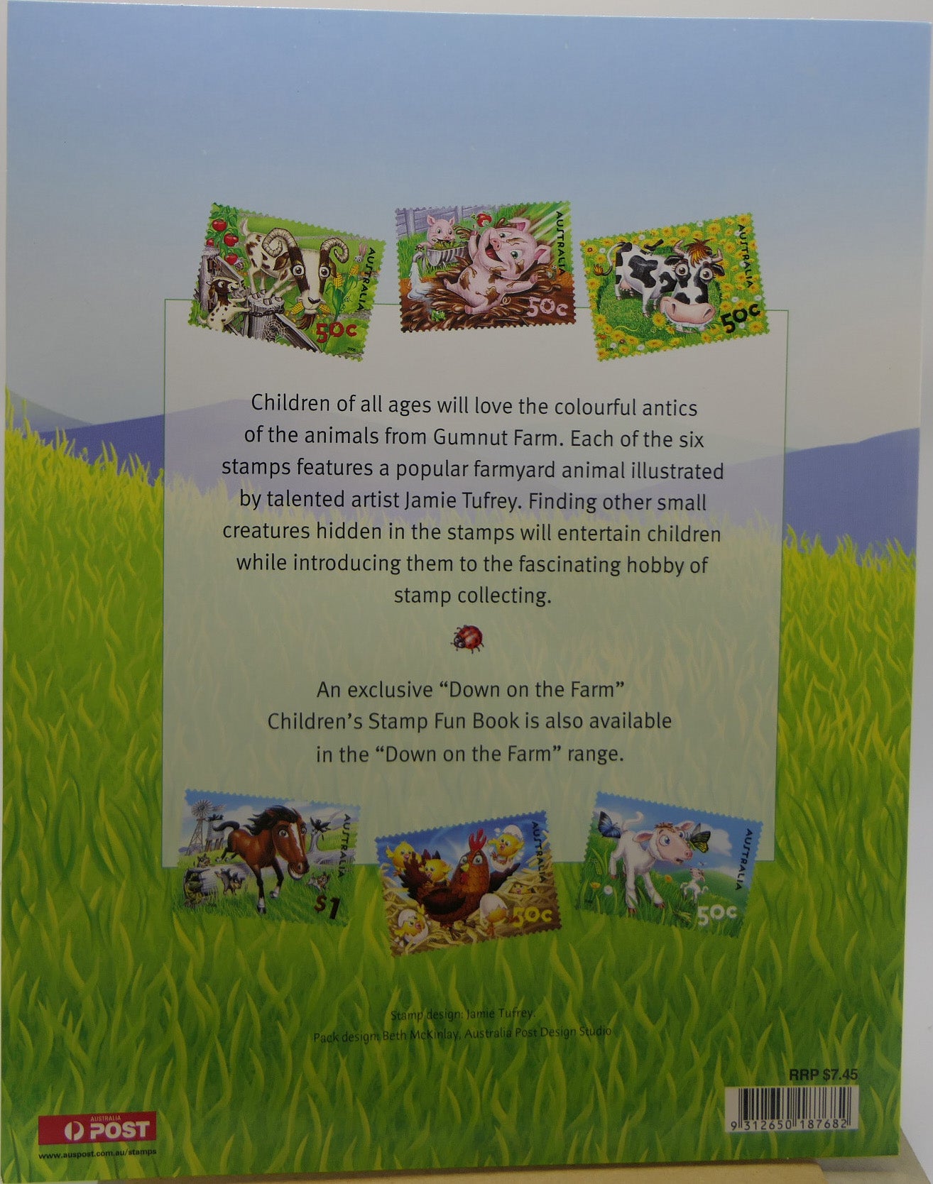 Down on the Farm – Minisheet and Stamps