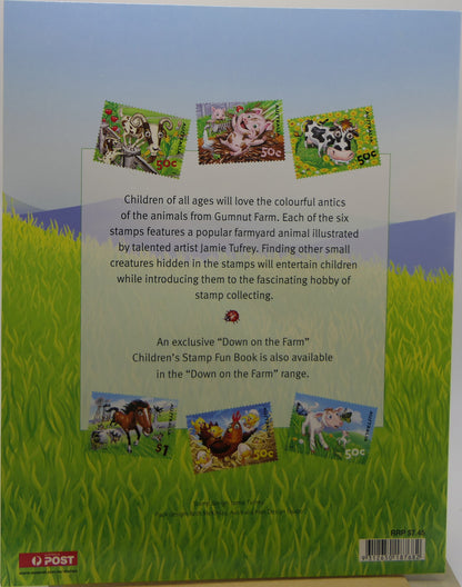 Down on the Farm – Minisheet and Stamps