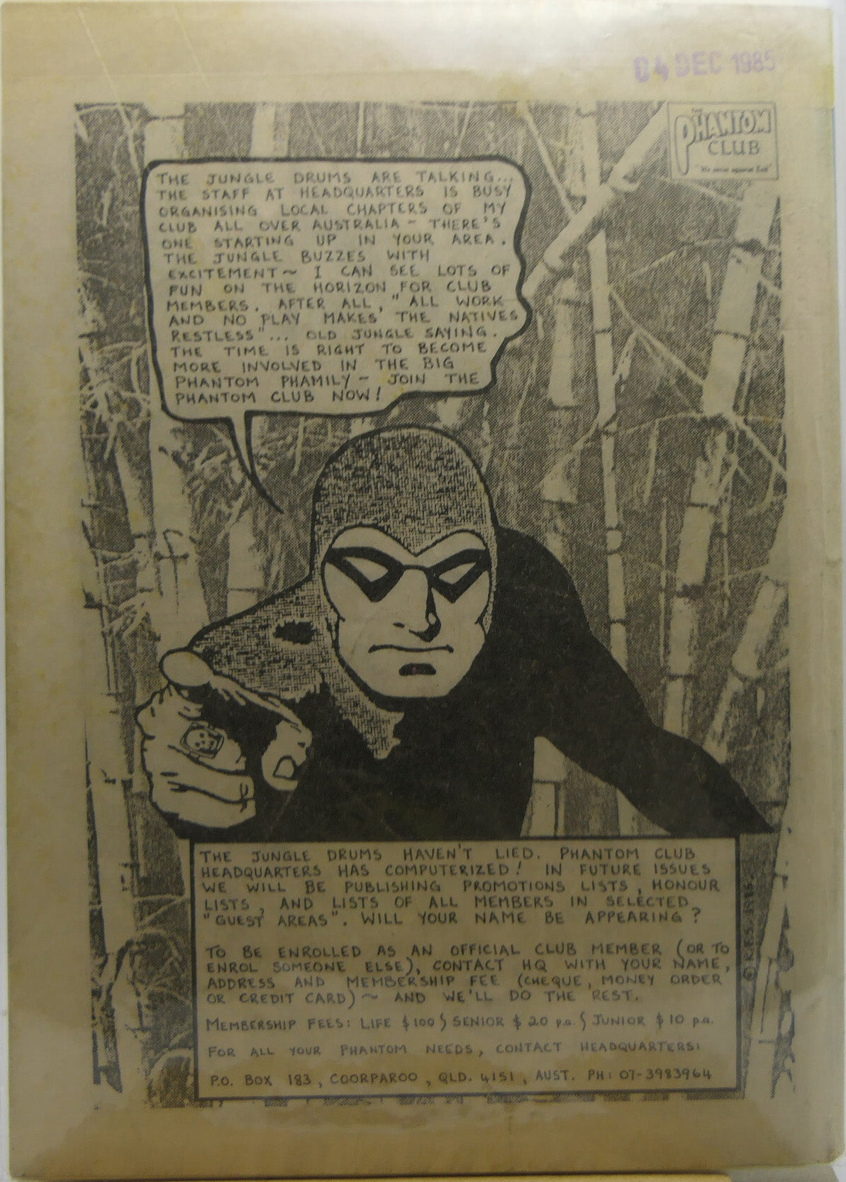 The Phantom No. 879 – Emergency Landing in the South Seas