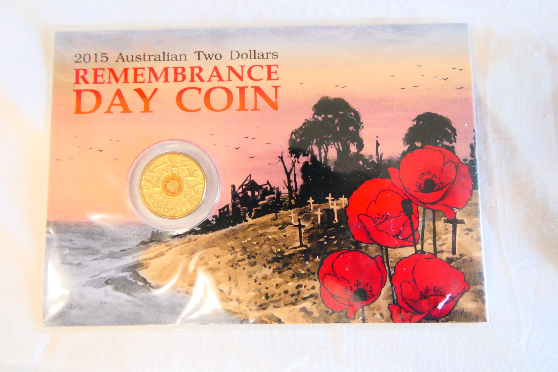 2015 Australian $2 Remembrance Day Coin front
