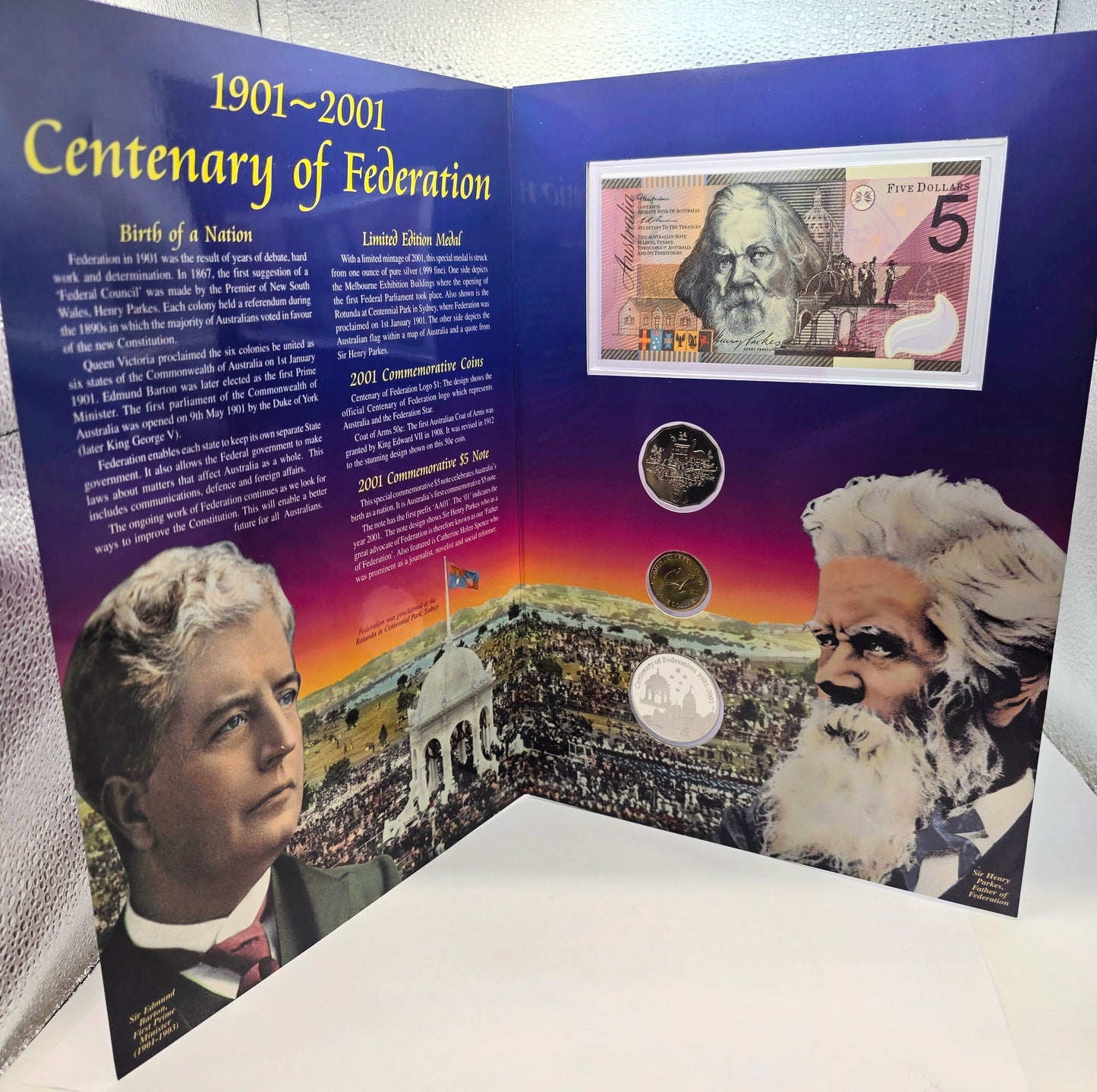 1901-2001 Australian Centenary of Federation collector set Limited edition No00621