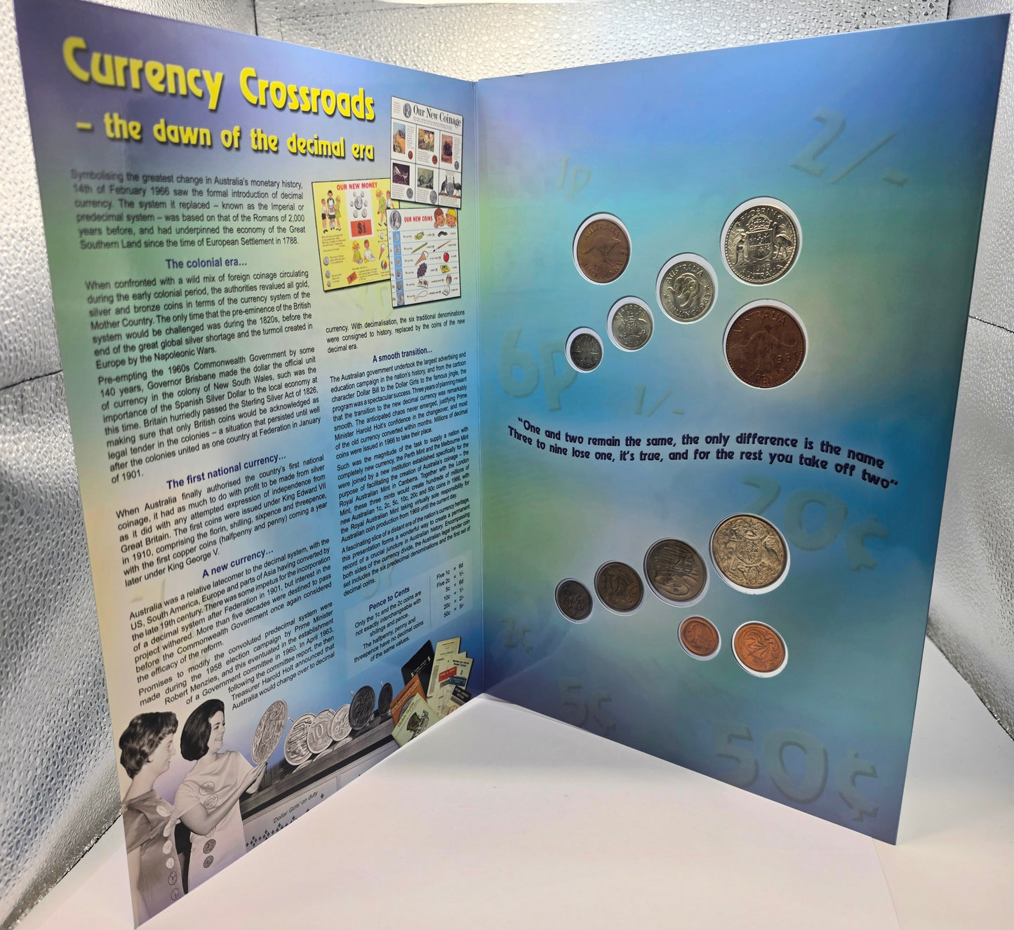 Currency Day 14th February 1966 Sherwood 12 coin collection  Limited Edition No 01917