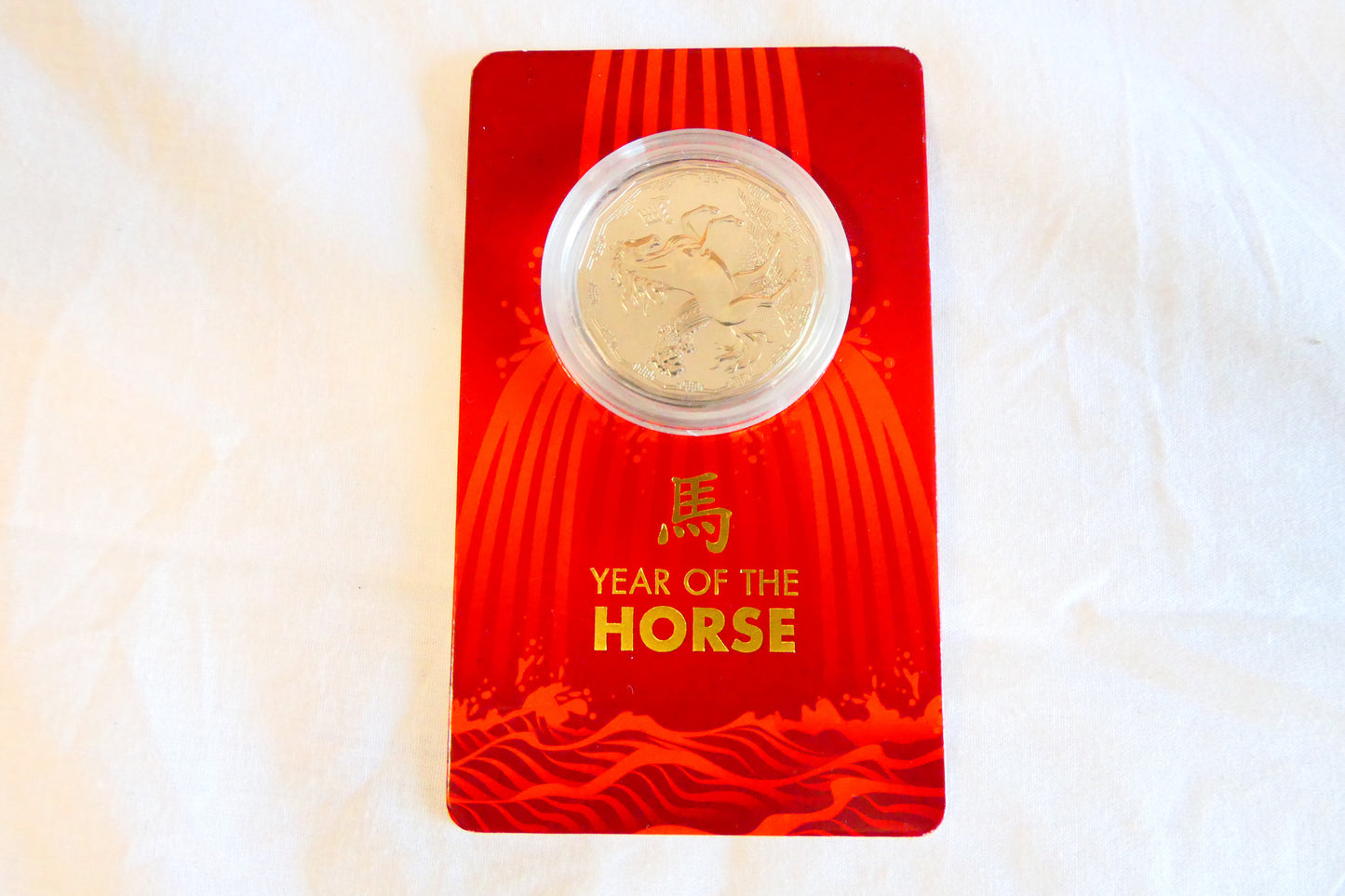 Year of the Horse — Australian $1 Coin Card front