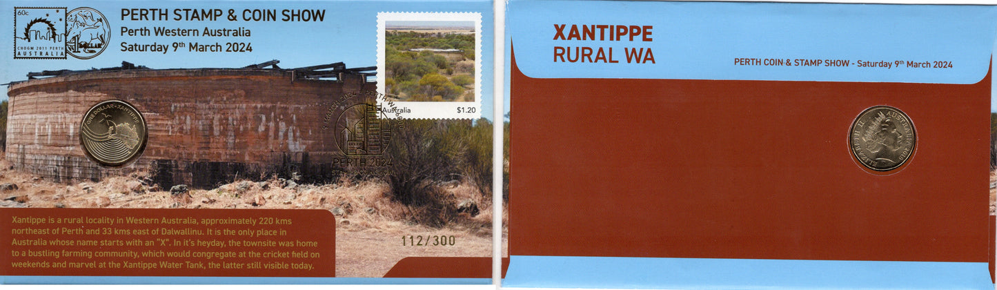 2024 Perth Stamp and Coin Show Anda Overprint Xantippe 112/300