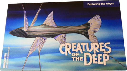 Creatures of the Deep — Exploring the Abyss PNC (Tripodfish) front
