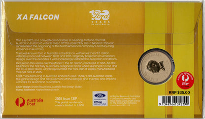 ANDA Brisbane Money Expo 2026 $1 Ford XA Falcon Stamp & Coin Cover