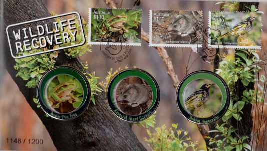 2020 Wildlife Recovery Triple Medallion Cover