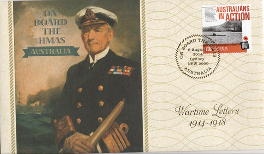 2014 On Board the HMAS Australia Admiral Sir George Patey Prestige Cover 1331/5000
