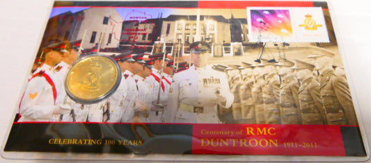 2011 Centenary of Rmc Duntroon 100 Years. Canberra Stamp Show Release PNC front